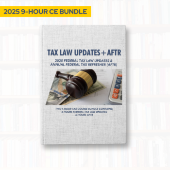 2025 9-Hour Federal Tax Law Updates and AFTR Bundle